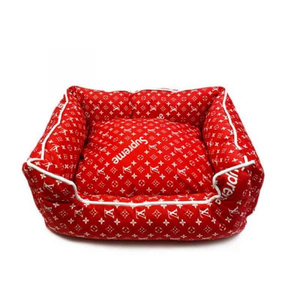 red-pawpreme-designer-dog-bed
